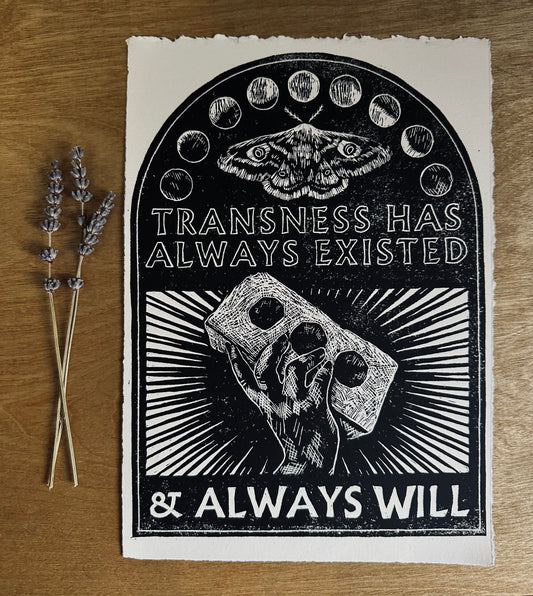 ode to our transcestors block print