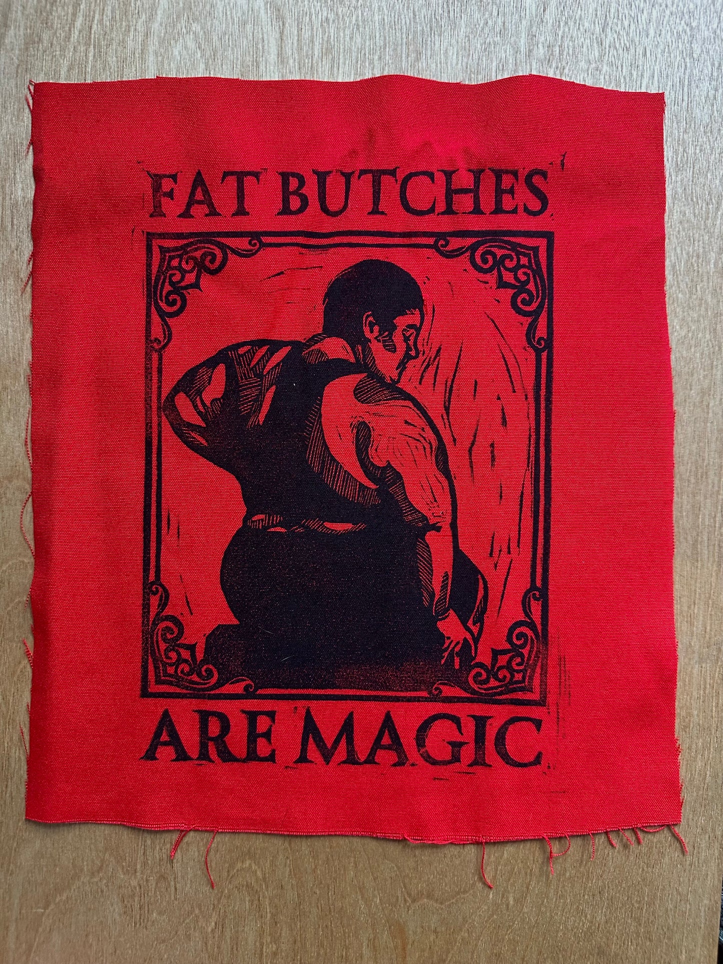 fat butches are magic red patches