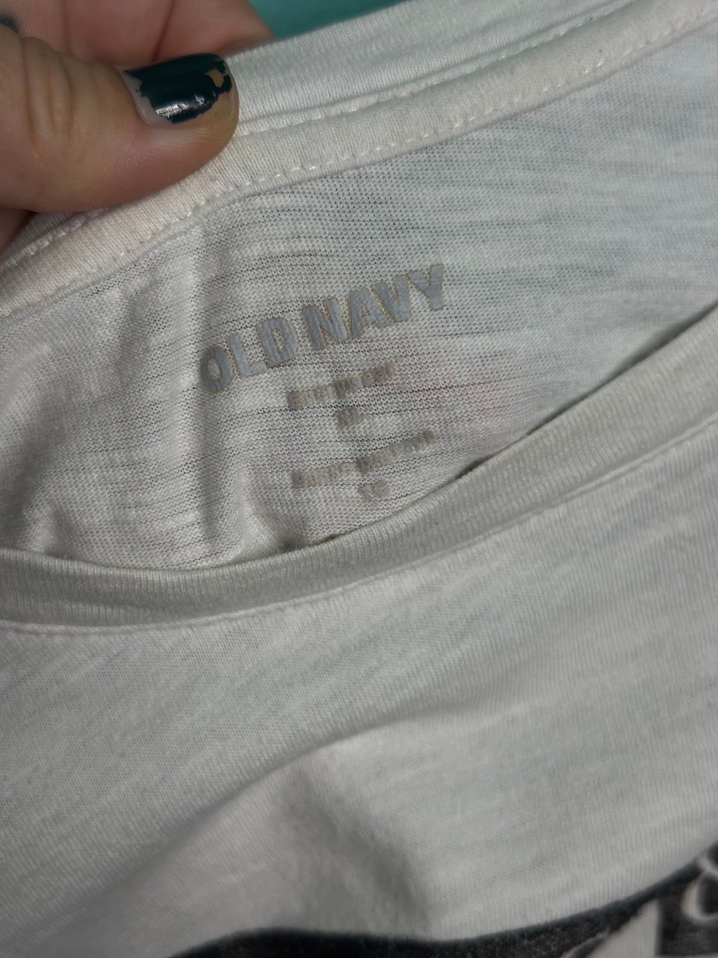 prairie rose linoprinted white shirt (xl)