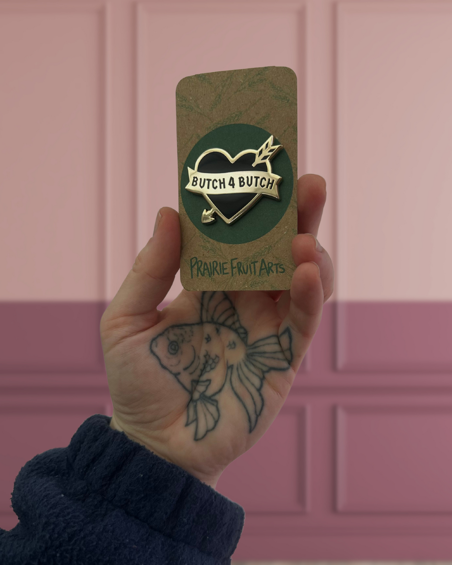 butch4butch enamel pin