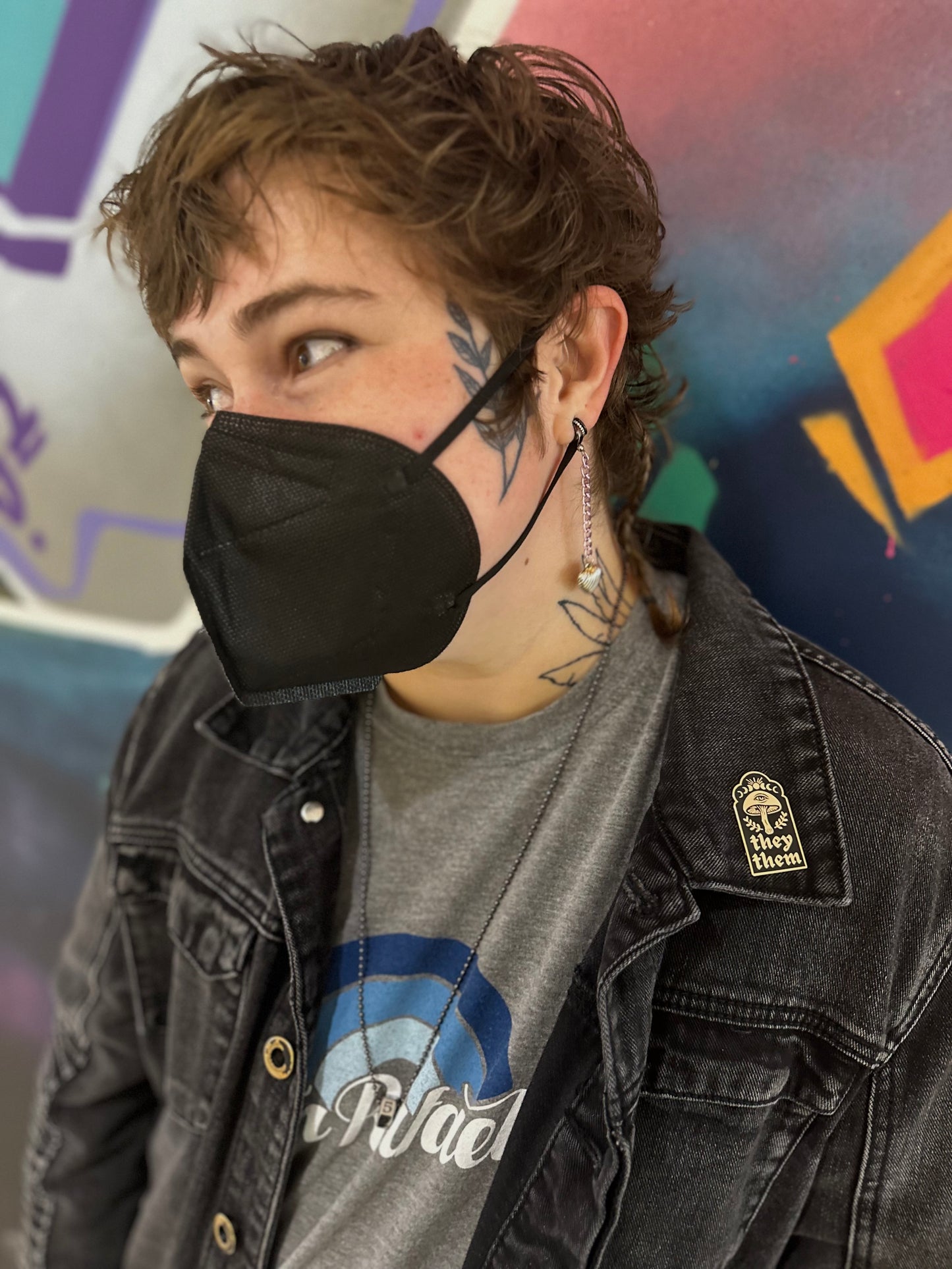 they them mushroom pronoun pin