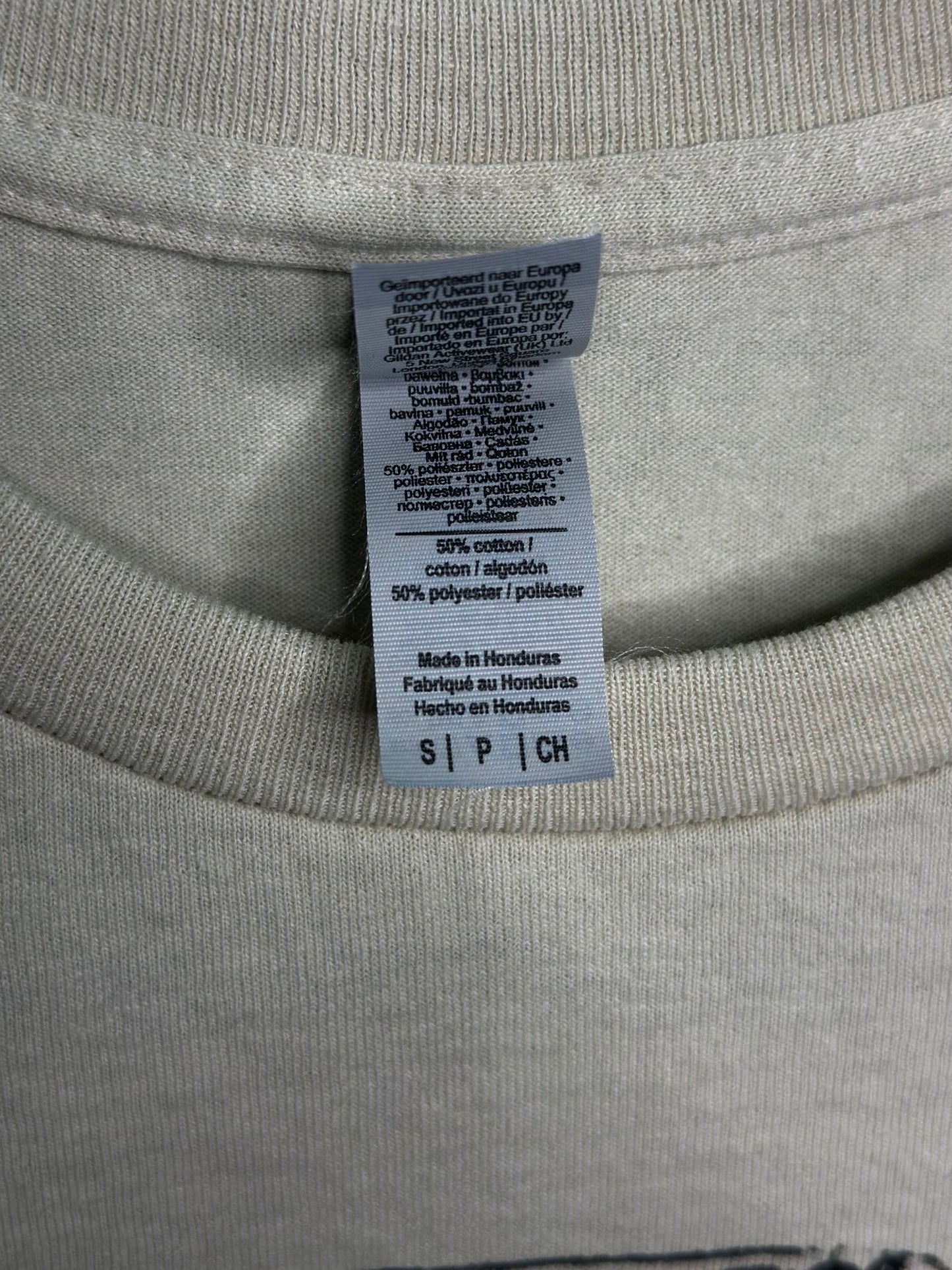 let trans kids grow up linoprinted stone shirt (S)