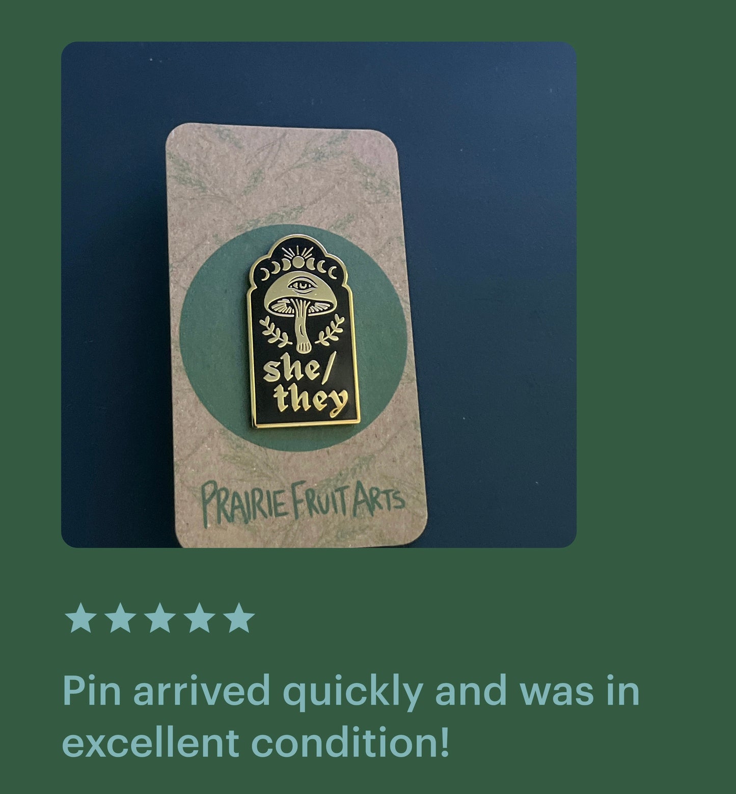 she/they mushroom pronoun pin