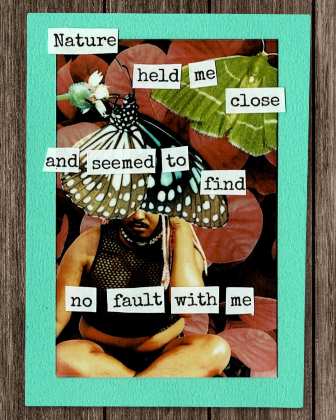 Leslie Feinberg quote collage atc/aceo