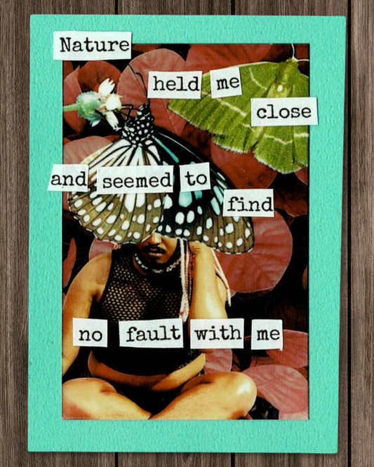Leslie Feinberg quote collage atc/aceo