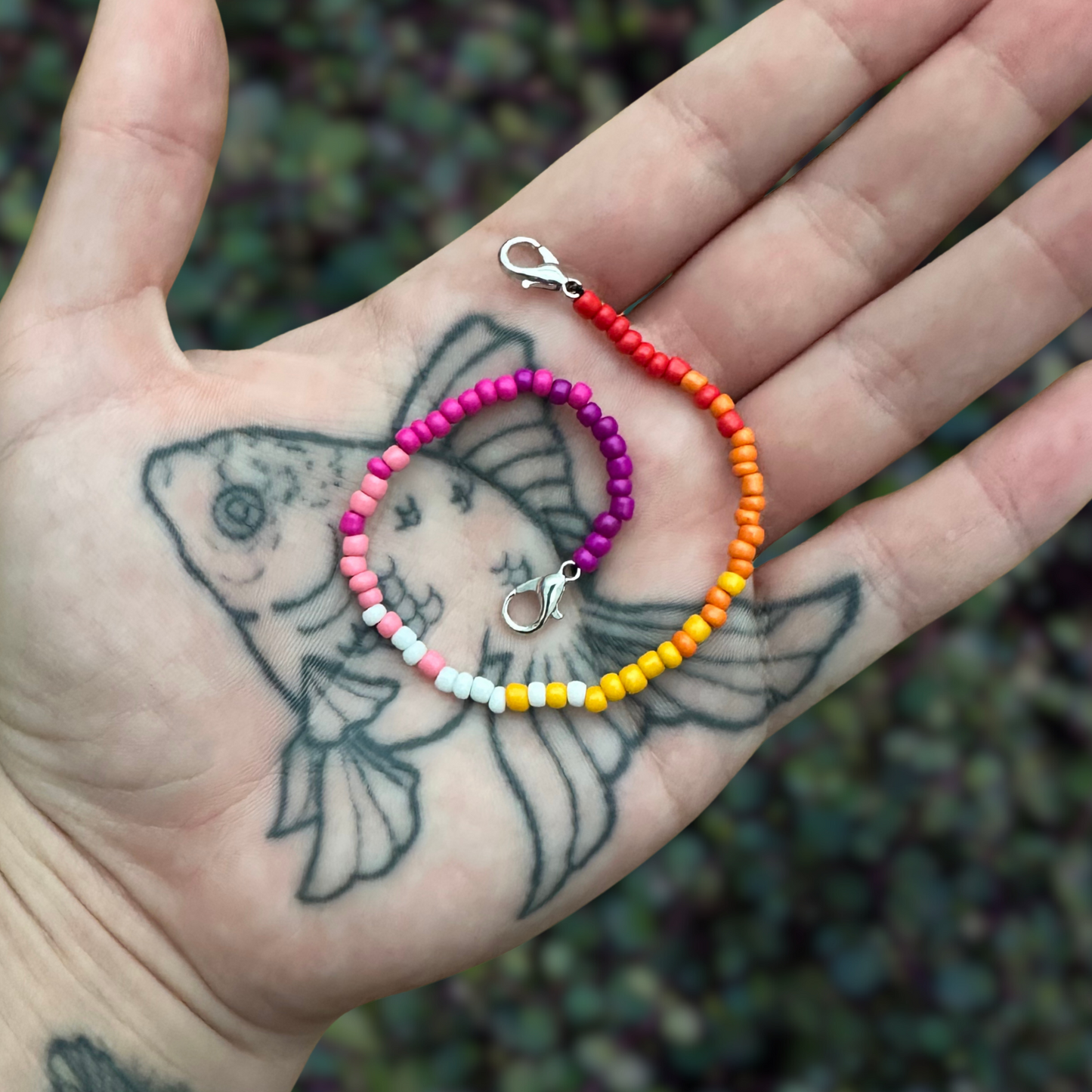 lesbian ombré mask chain