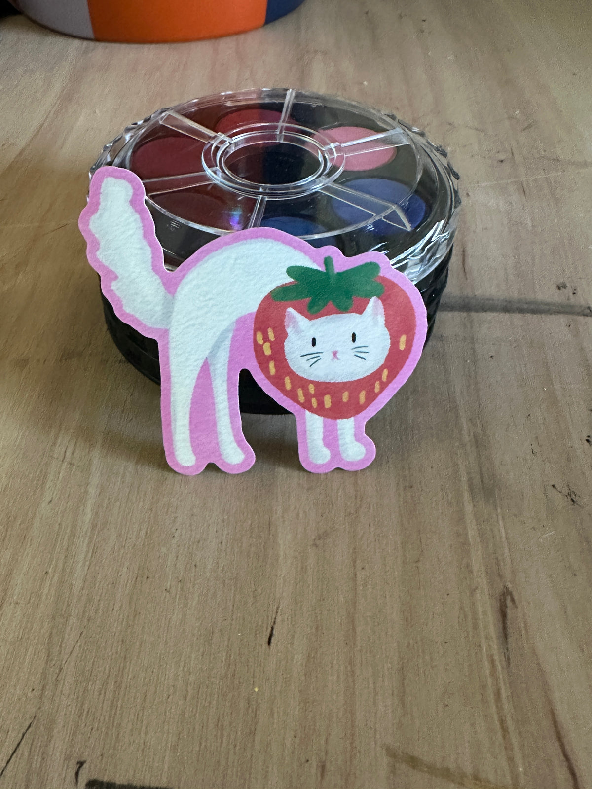 fruity felines: gay cat sticker pack
