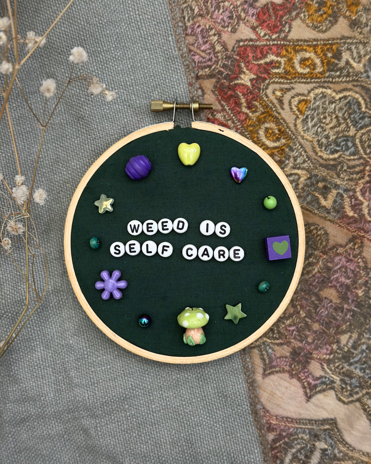 weed is self-care hoop