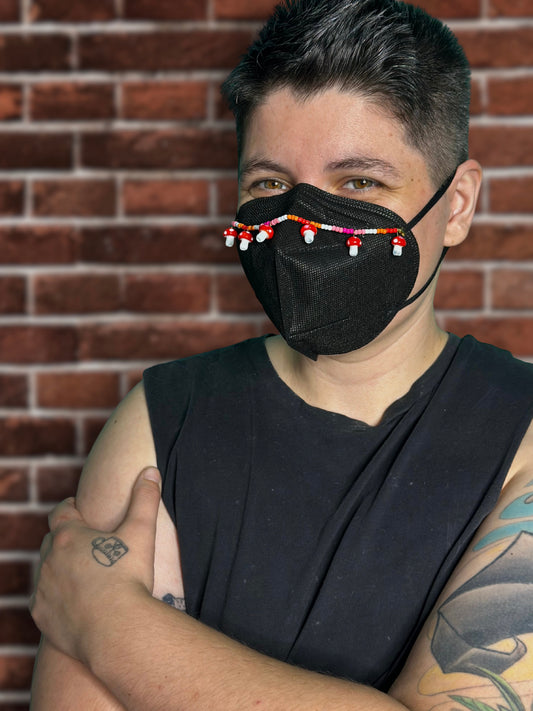 lesbian mushroom mask chain