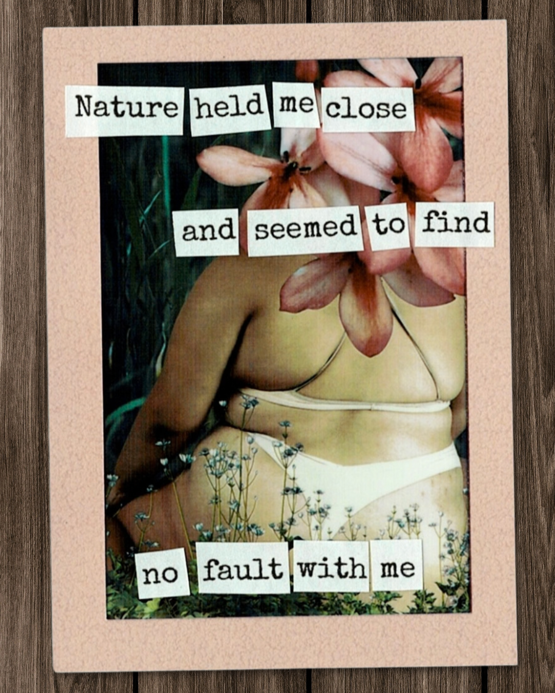 Leslie Feinberg quote collage atc/aceo