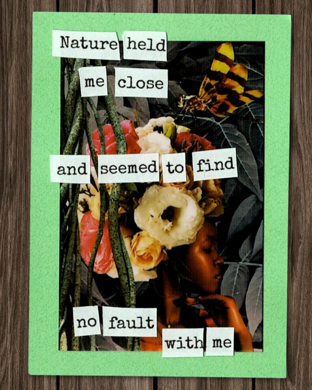 Leslie Feinberg quote collage atc/aceo