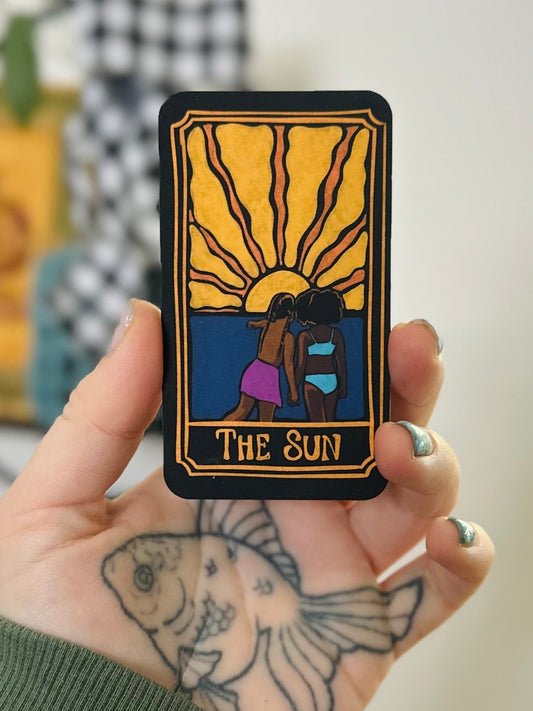 the sun mini tarot card (free)