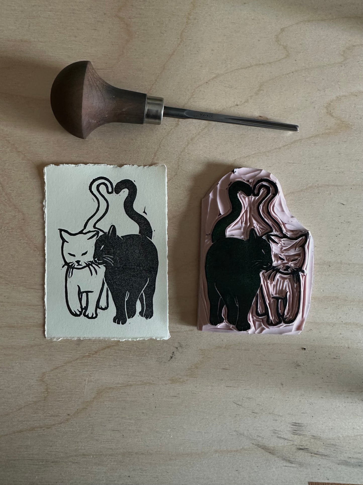 nonbinary lesbian kitty cats atc/aceo