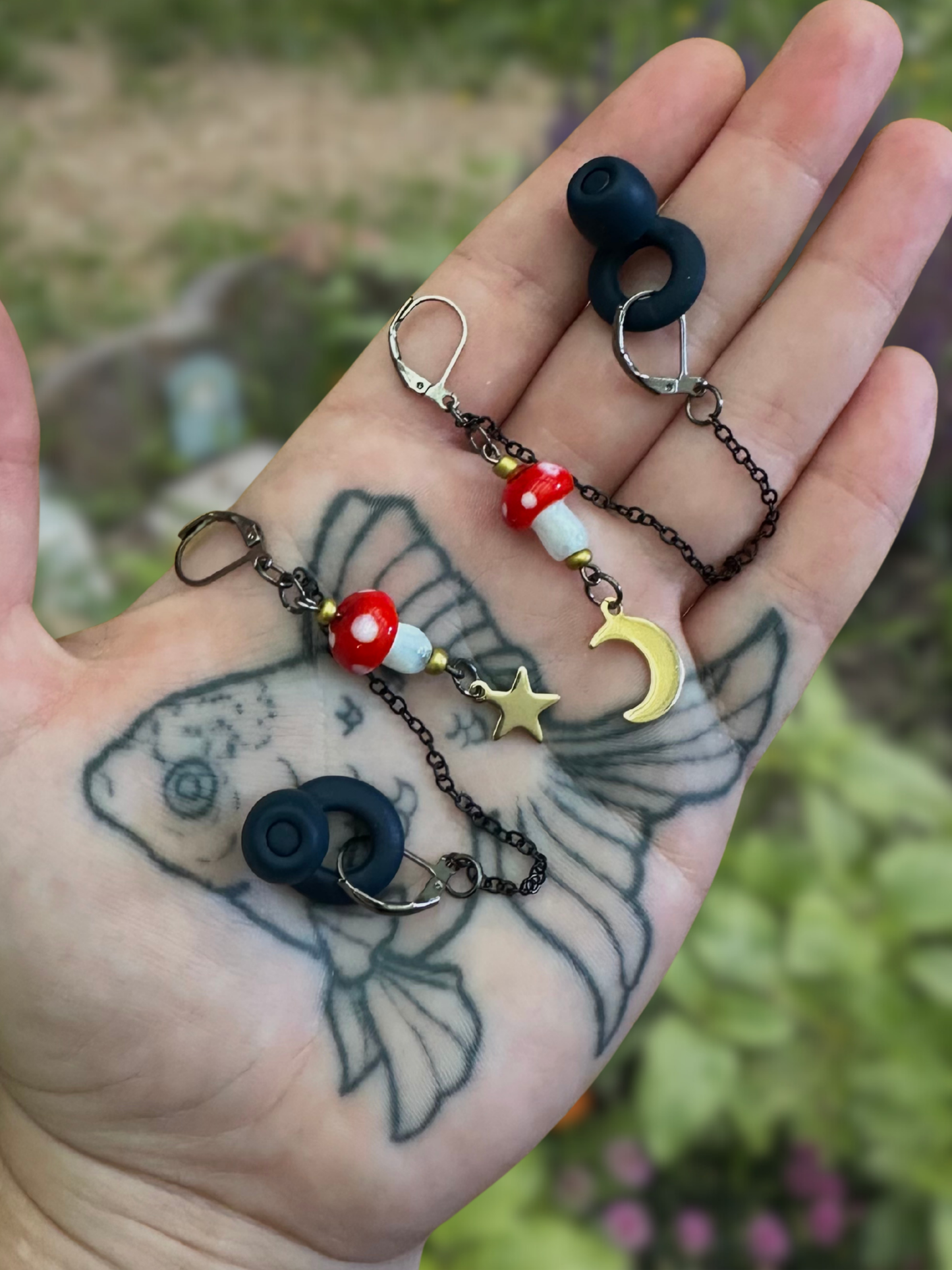 mushroom moon & star loop savers