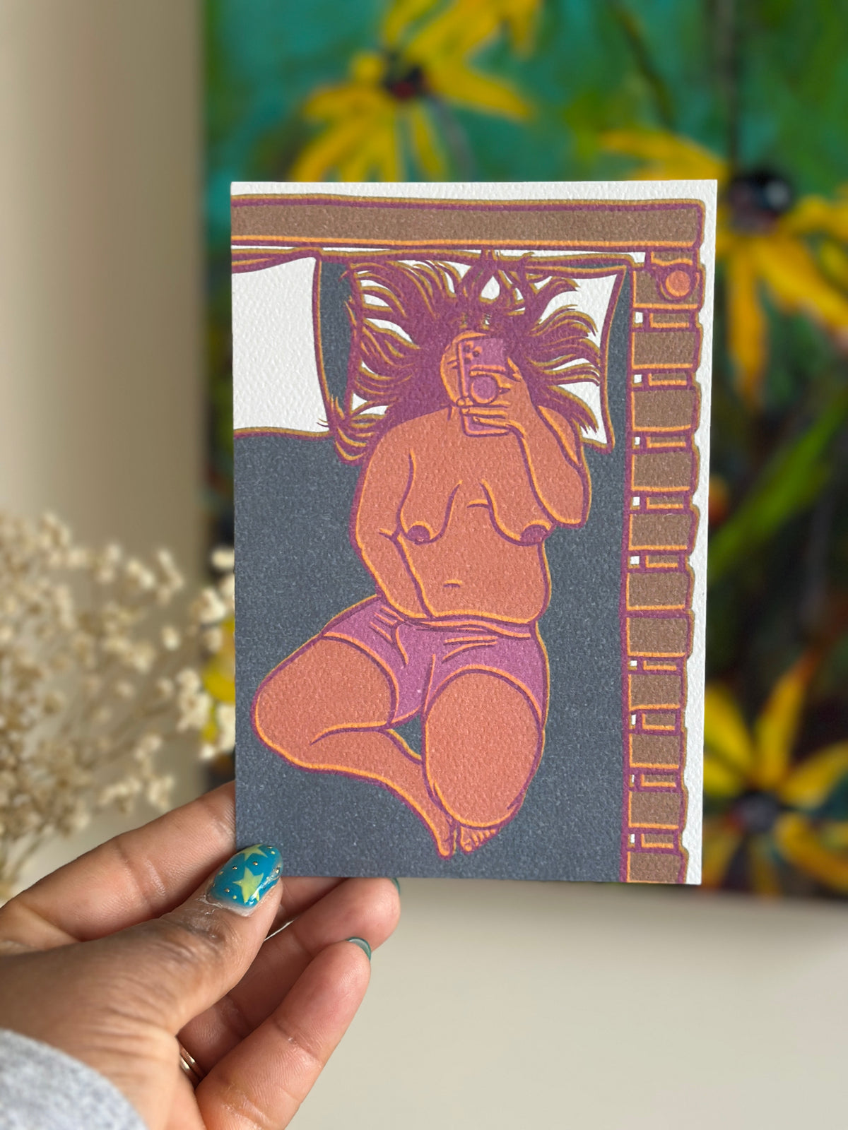 masturbatory moment print